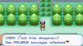 une photo d'Ã©cran de Pokemon Vert Feuille sur Nintendo Game Boy Advance